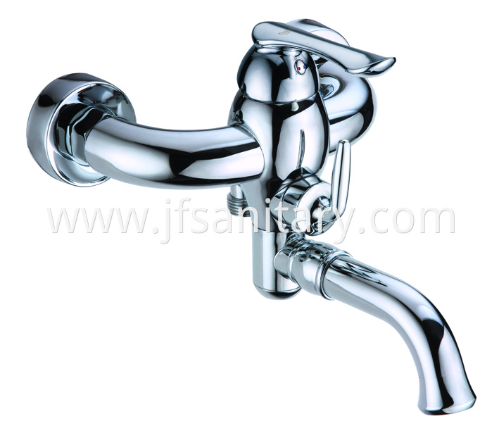 wall mounted bath shower mixer